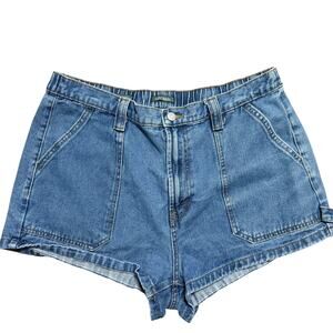 Wild Fable Super High Rise Utility Denim Shorts Size 14